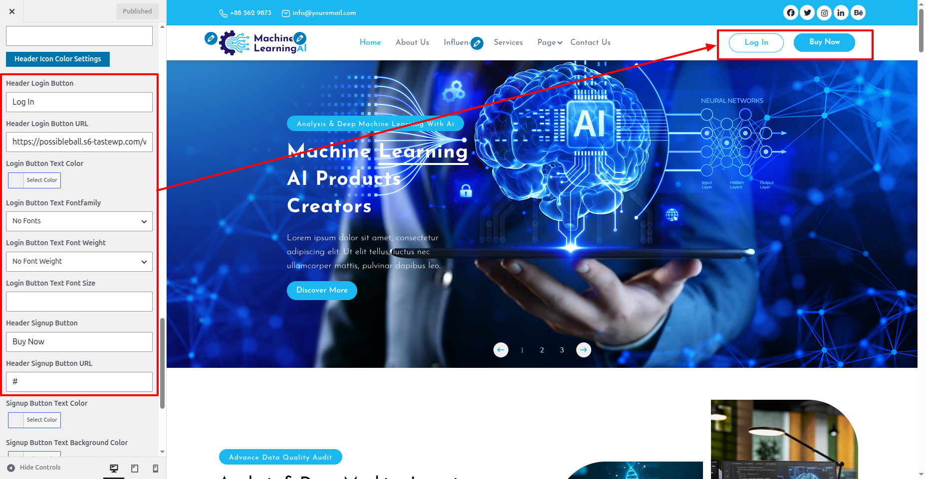 Set Header