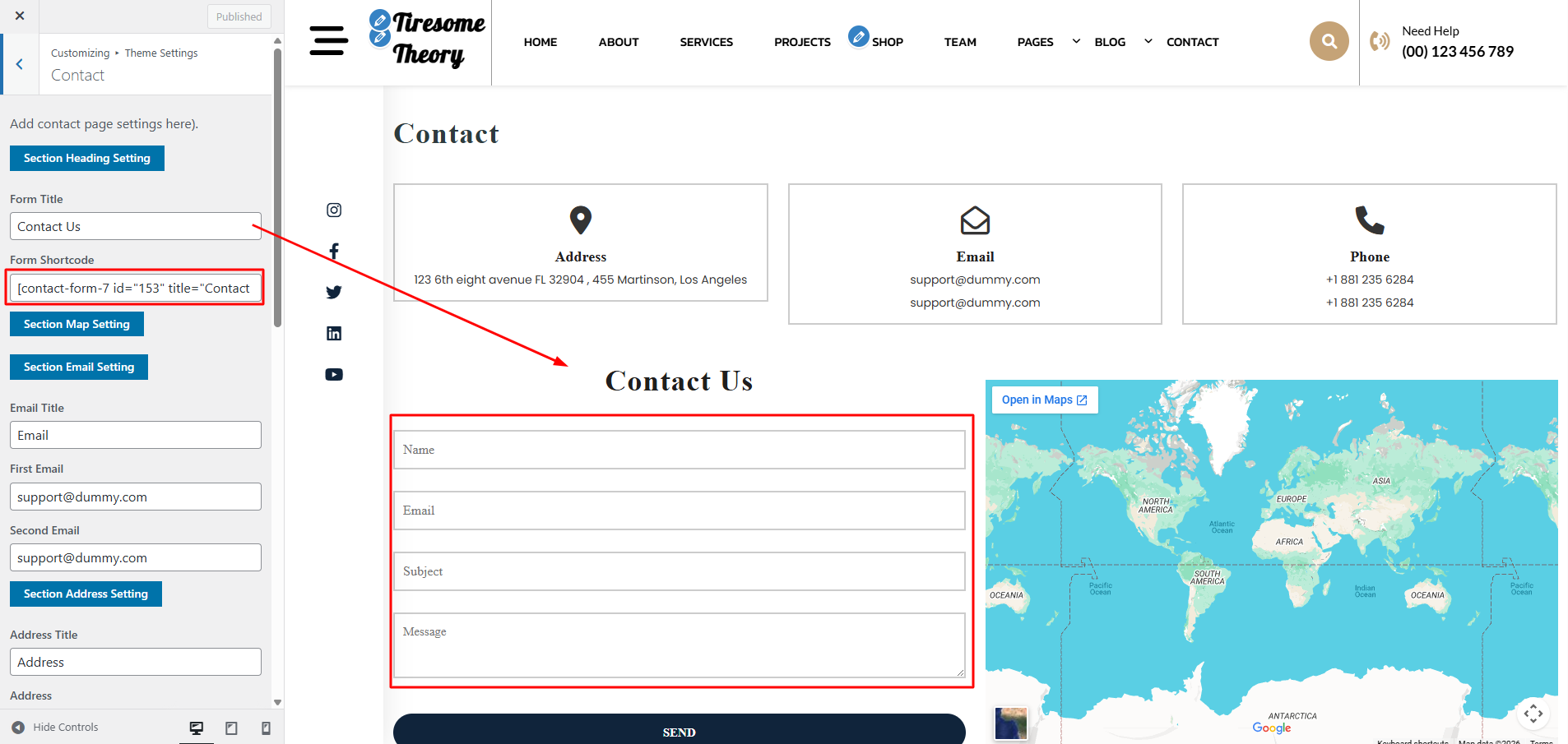 Contact Page