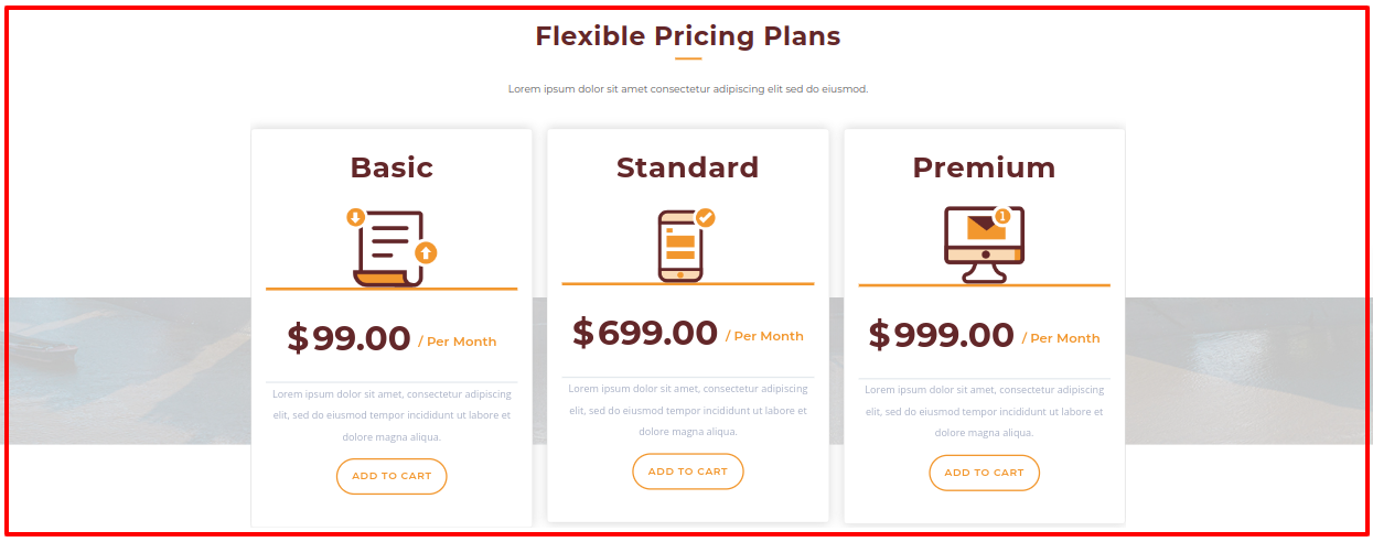 Pricing Plans Section