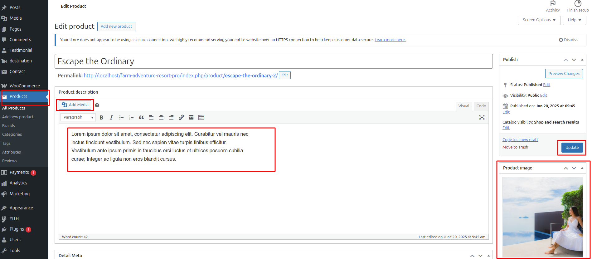 Our Adventure Resort Setup