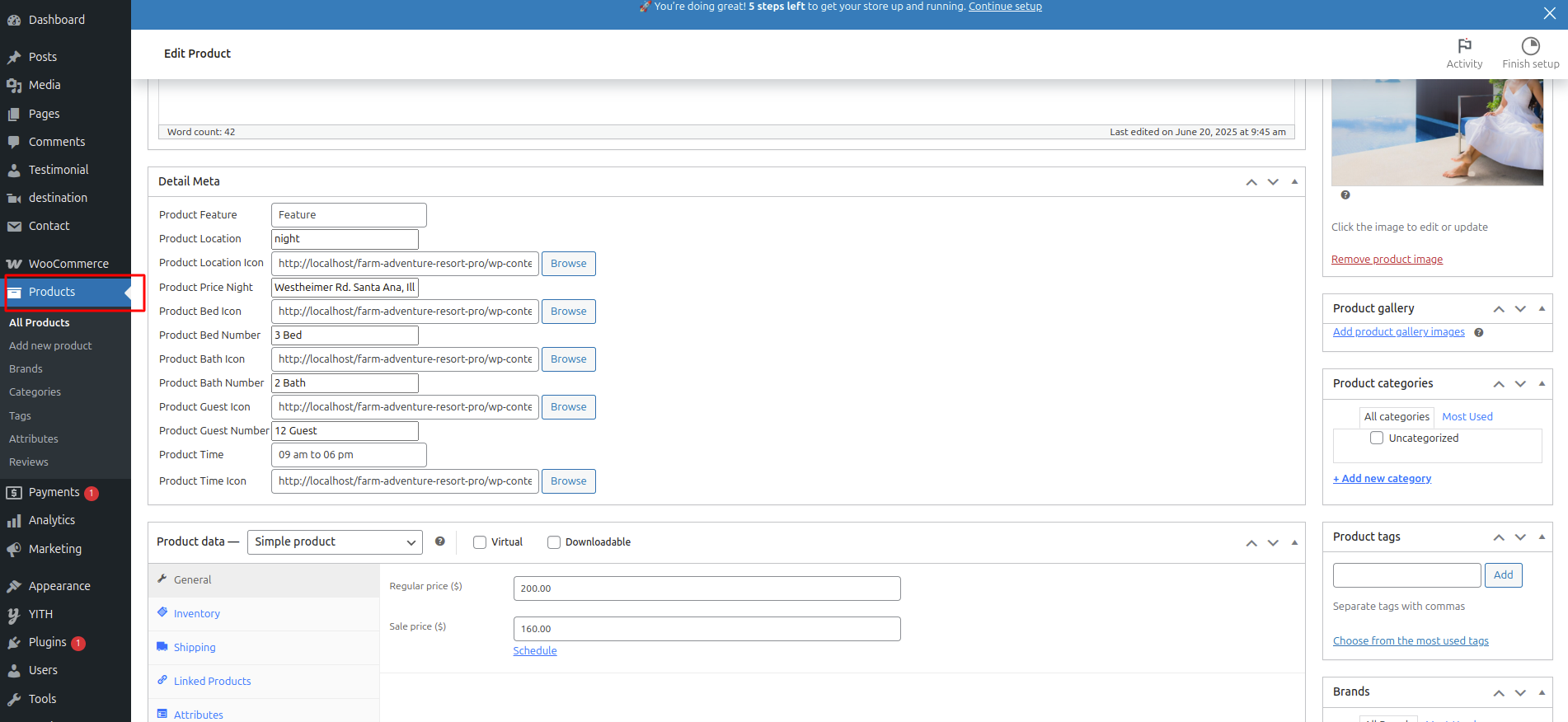 Our Adventure Resort Setup