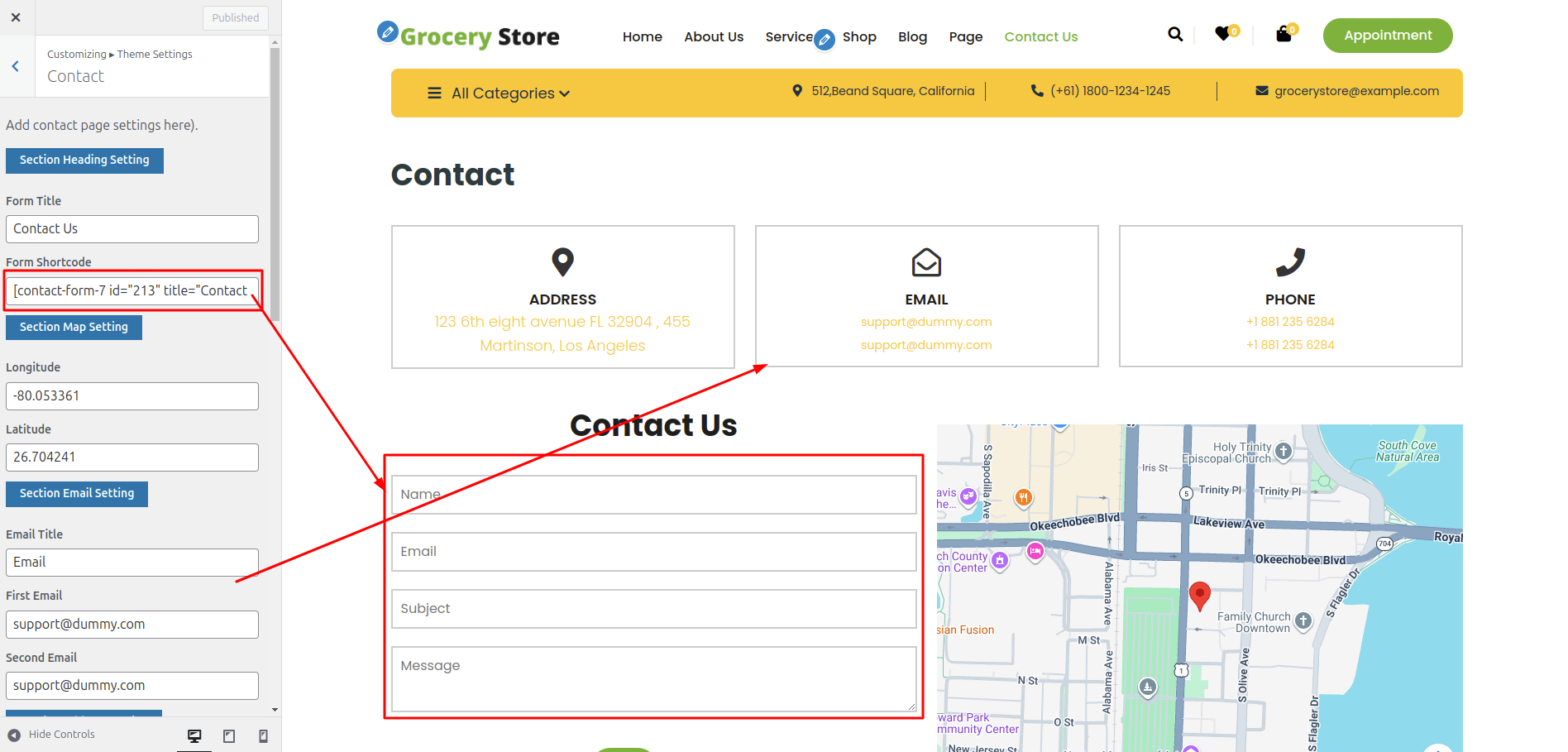 Contact Page