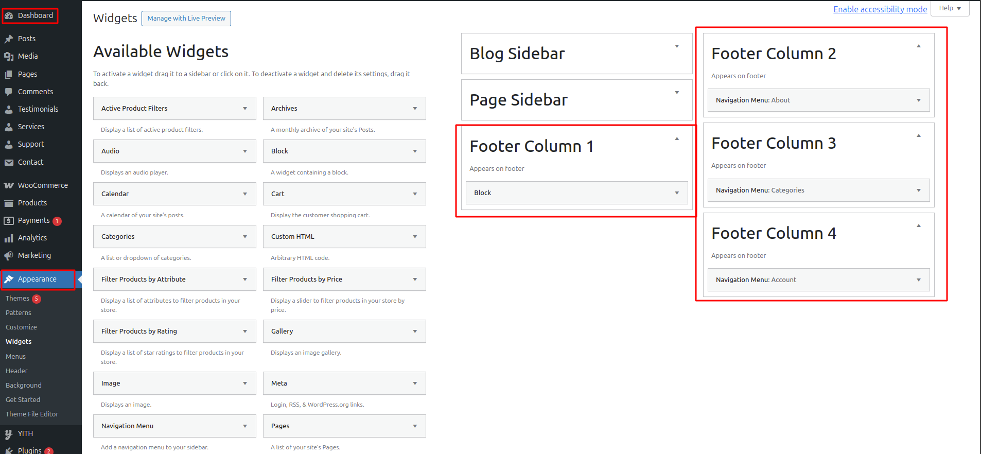 Footer Section