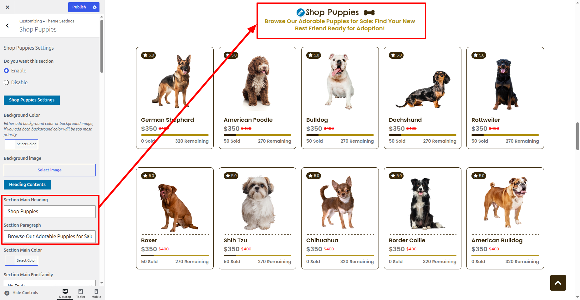 Shop Puppies