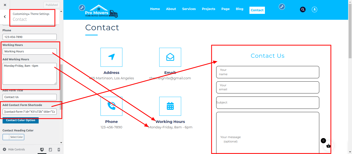 contact Section