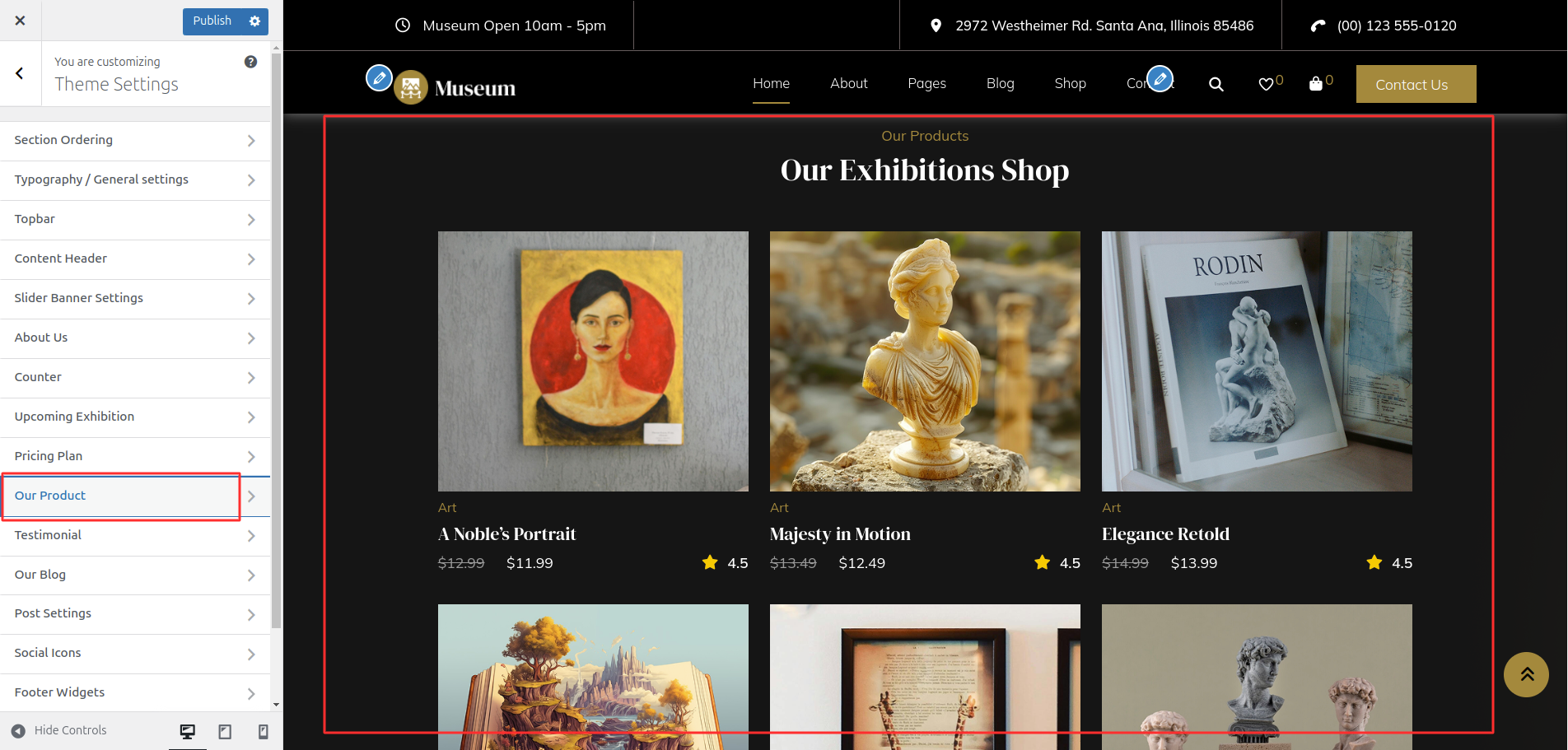 Our Exhibitions Shop