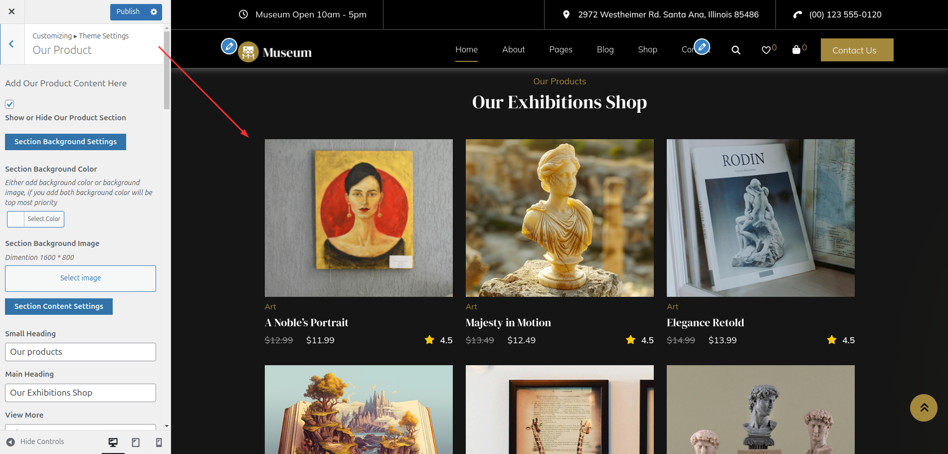 Our Exhibitions Shop