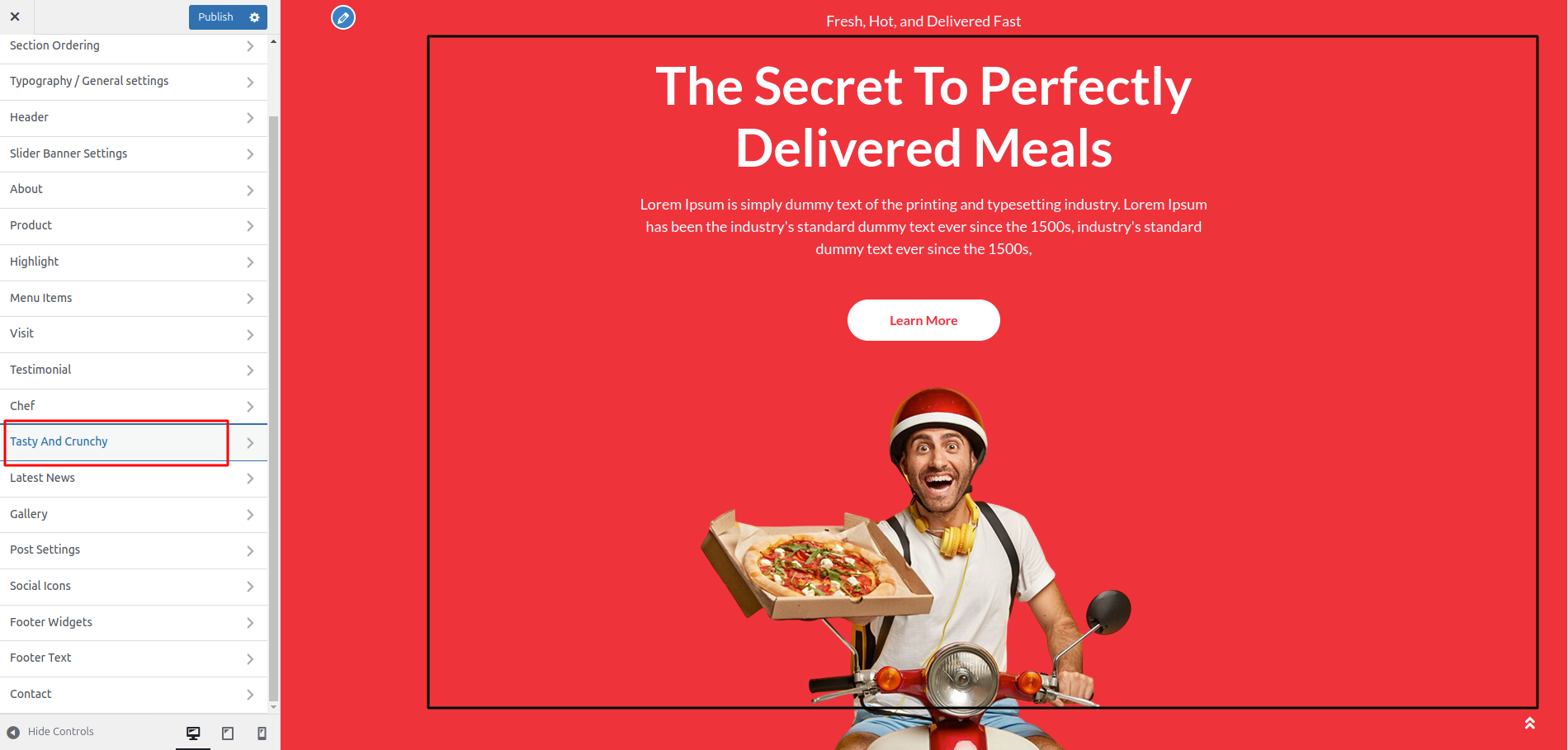 Fresh, Hot, and Delivered Fast