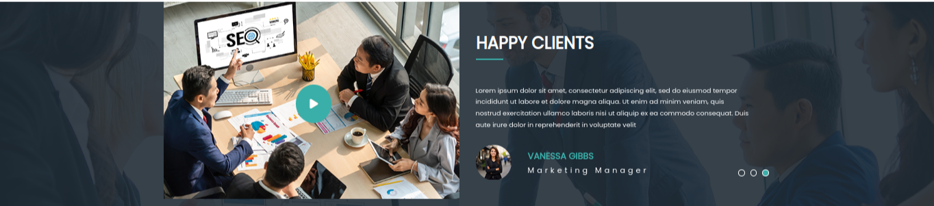 Happy Clients Section