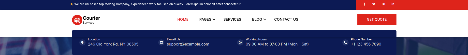 Header Settings